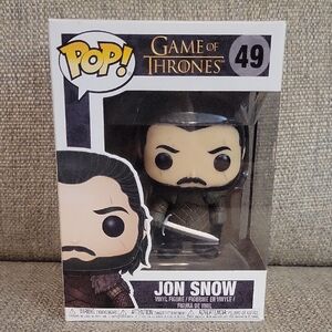Funko Pop! Game of Thrones Jon Snow Figure - Black and White